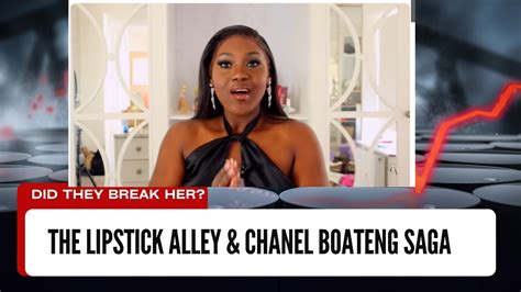 lipstick alley chanel boateng|chanel ambrose lipstick alley.